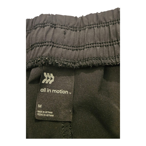 All in Motion Medium Black Sweatpants - Picture 3 of 9